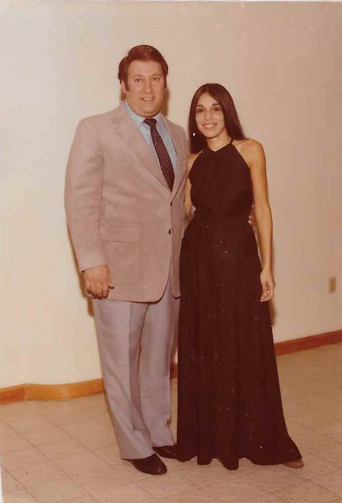 Mike Schuminsky with Leslie, Jay's mother