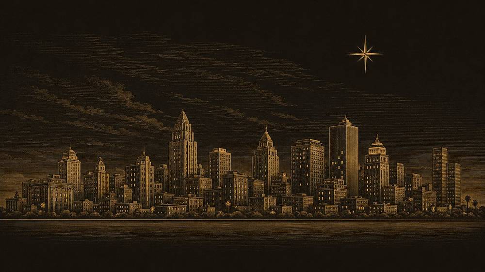 City skyline, Oklahoma City to Los Angeles